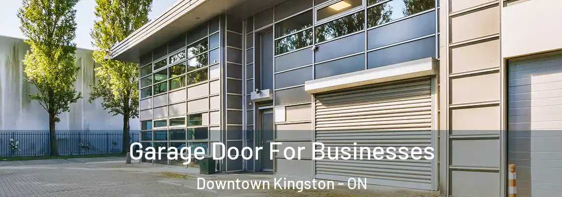 Garage Door For Businesses Downtown Kingston - ON