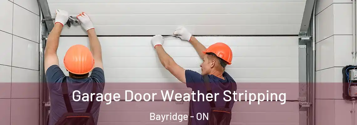 Garage Door Weather Stripping Bayridge - ON
